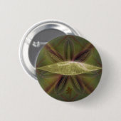 Lilien-Kokon-Nest-abstrakte Kunst Button (Vorne & Hinten)