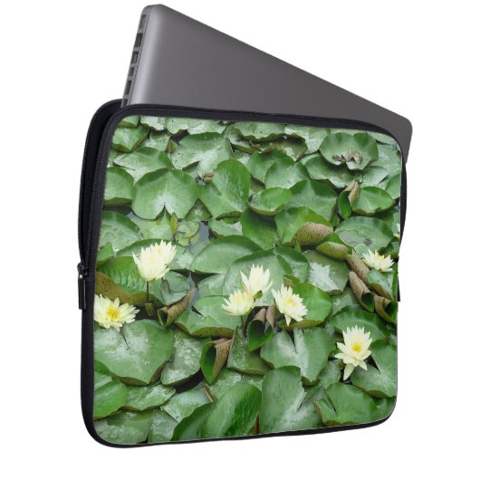 Lilien Laptopschutzhülle (Vorne Rechts)