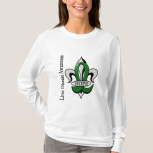 Lilien-Leberkrankheits-Hoffnung T-Shirt