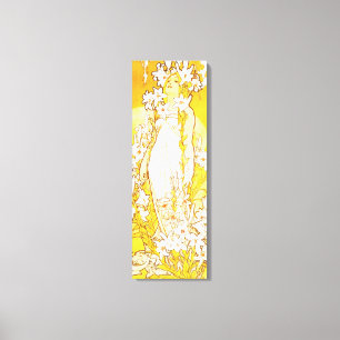Lilien-Leinwand-Plakat Alphonse Mucha Leinwanddruck