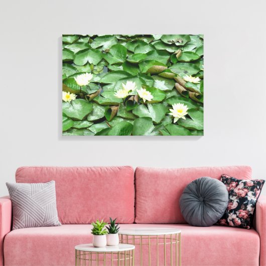 Lilien Leinwanddruck (Insitu (Wohnzimmer))