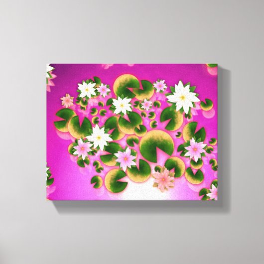 Lilien Leinwanddruck (Vorderseite)