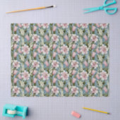 Lilien, Maiglöckchen-Tulpen-Blumenmuster Seidenpapier (Basteln)