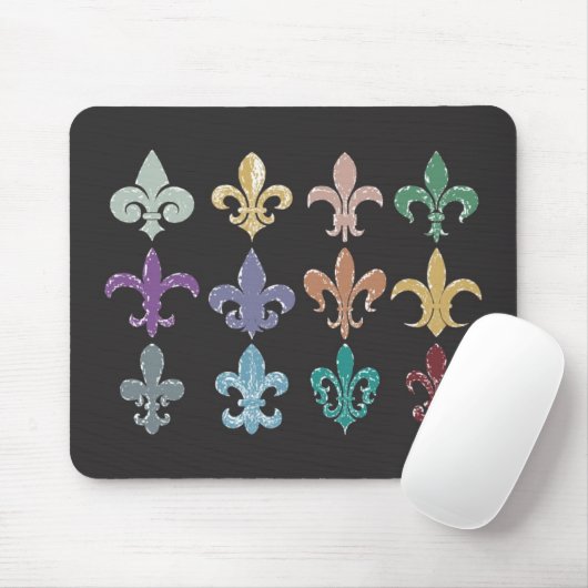 Lilien-Mausunterlage Mousepad (Mit Mouse)