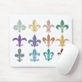Lilien-Mausunterlage Mousepad (Mit Mouse)