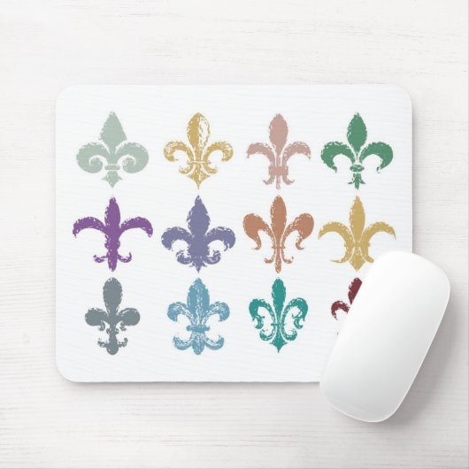 Lilien-Mausunterlage Mousepad (Mit Mouse)