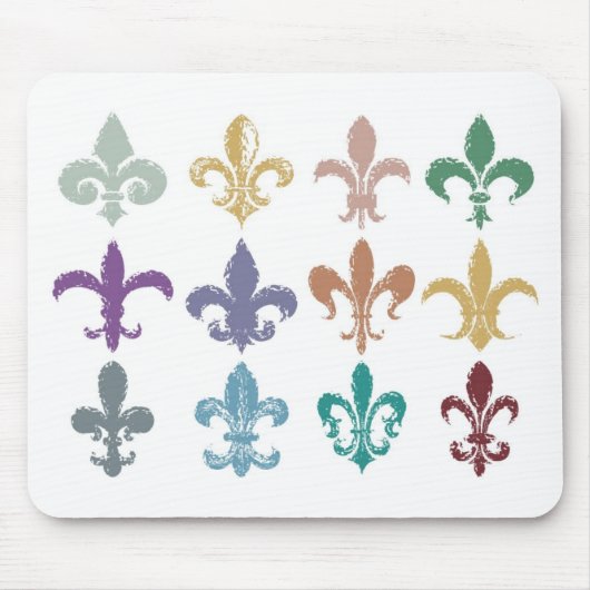 Lilien-Mausunterlage Mousepad (Vorne)