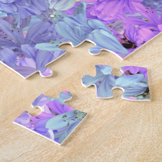 Lilien mit Bienen Puzzle (Seite)