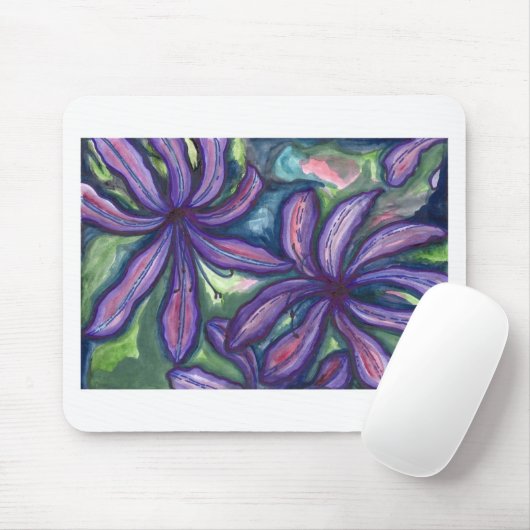 Lilien Mousepad (Mit Mouse)