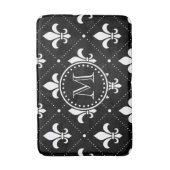 Lilien-Muster Badematte (Vorderseite Vertikal)