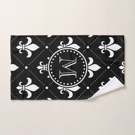 Lilien-Muster Badhandtuch Set (Handtuch)