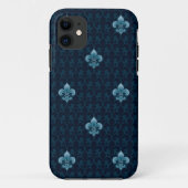 Lilien-Muster Case-Mate iPhone Hülle (Rückseite)