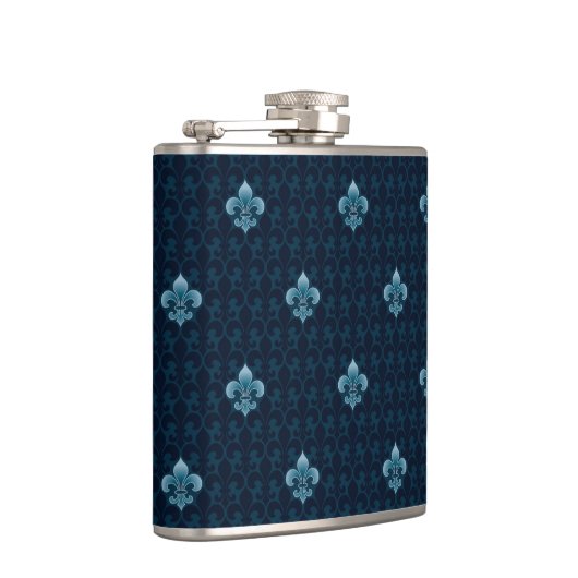 Lilien-Muster Flachmann (Rechts)