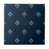 Lilien-Muster Fliese (Vorderseite)