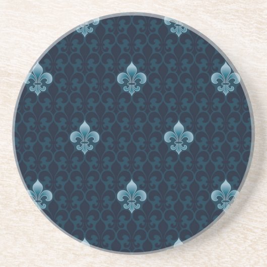 Lilien-Muster Getränkeuntersetzer (Vorne)