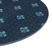 Lilien-Muster Schneidebrett (Ecke)