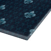 Lilien-Muster Schneidebrett (Ecke)