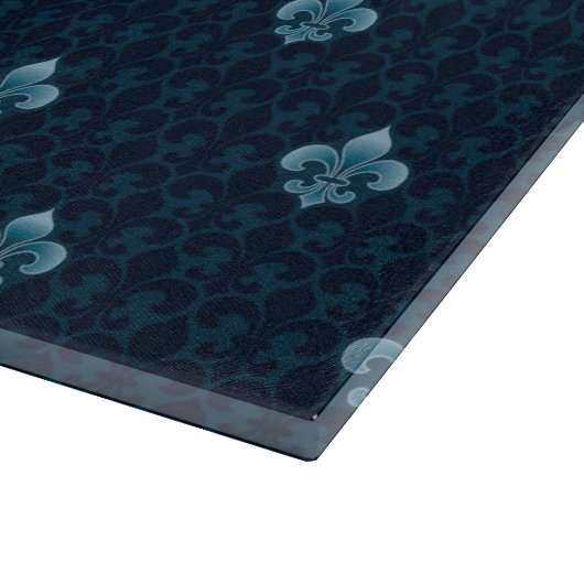 Lilien-Muster Schneidebrett (Ecke)