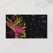 Lilien N Blasen-Visitenkarte Visitenkarte (Rückseite)