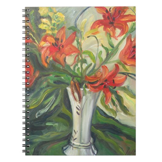 Lilien Notizblock (Vorderseite)
