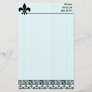 Lilien-persönliches Briefpapier