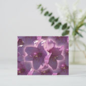 Lilien-Postkarte Postkarte (Stehend Vorderseite)