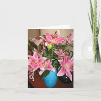 Lilien-Pracht-Anmerkungs-Karte Karte