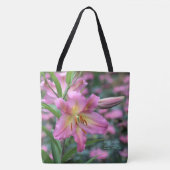 Lilien-Rosa-Bienen-Balsam Toms Pouce Tasche (Vorderseite)
