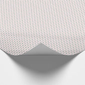 Lilien-rosa Grau Geschenkpapier (Ecke)