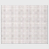 Lilien-rosa Grau Geschenkpapier (Flach)