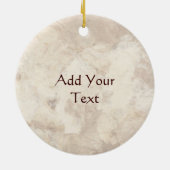 Lilien-runder Foto-Rahmen Keramik Ornament (Hinten)