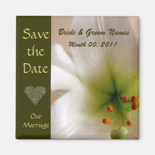 Lilien-Save the Date Magnet