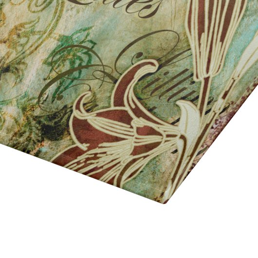 Lilien Schneidebrett (Ecke)