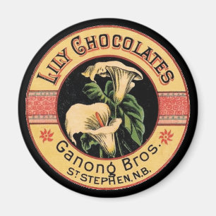 Lilien-Schokoladen Magnet