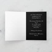 Lilien-Sommer Save the Date Wedding Ankündigung (Innenseite)