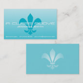 Lilien-Steigung verblaßte Licht wählen jede Visitenkarte (Vorne/Hinten)