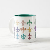 Lilien-Studien-Tasse Zweifarbige Tasse (Vorderseite Links)