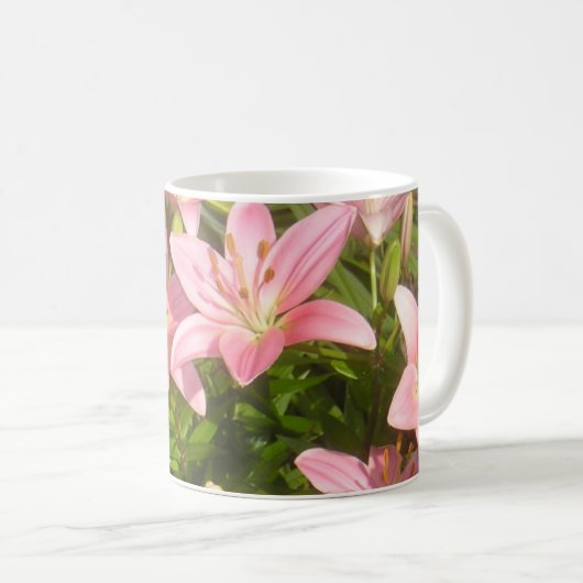 Lilien-Tasse Kaffeetasse (VorderseiteRechts)