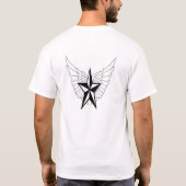 Lilien-Tätowierungs-T - Shirt - besonders (Rückseite)