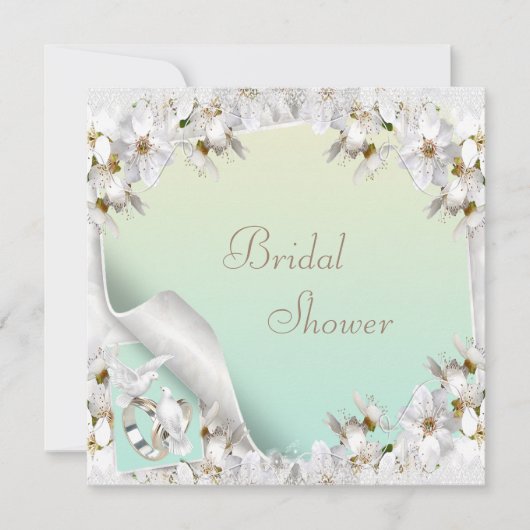 Lilien-, Tauben-u. Hochzeits-Band-tadelloses Einladung (Vorderseite)