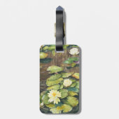 Lilien-Teich Gepäckanhänger (Rückseite vertikal)