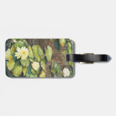 Lilien-Teich Gepäckanhänger (Rückseite horizontal)