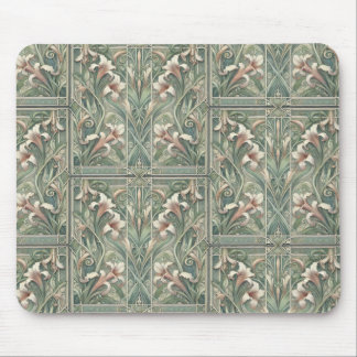 Lilien Traum Jugendstil Mousepad