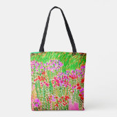 Lilien überall Tote Tasche (Rückseite)