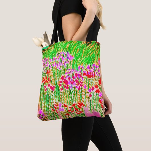 Lilien überall Tote Tasche (Von Nahem)