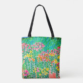 Lilien überall Tote Tasche (Rückseite)