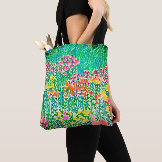 Lilien überall Tote Tasche (Von Nahem)
