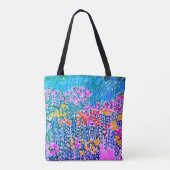 Lilien überall Tote Tasche (Rückseite)