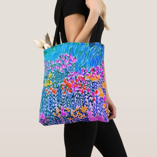 Lilien überall Tote Tasche (Von Nahem)