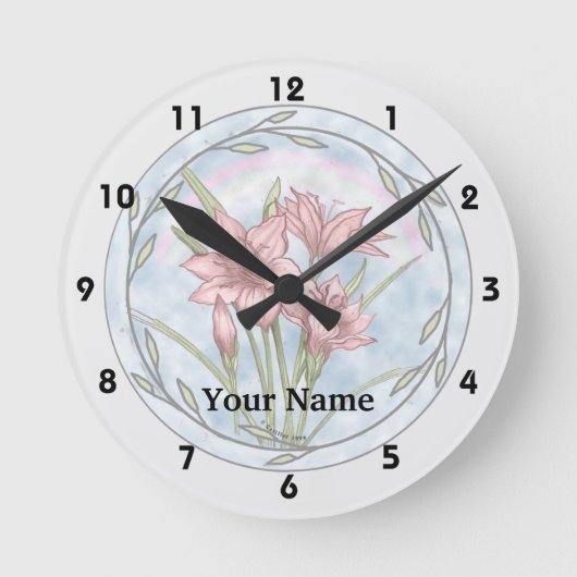 Lilien Uhr (Vorderseite)